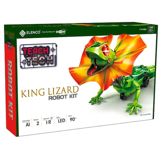 Elenco&#xAE; TEACH TECH&#x2122; King Lizard Robot Kit